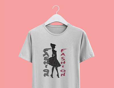 Fashion girl design fashion girl graphic design illustration student student t shirt design t shirt graphic typography