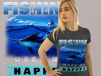 Fishing t shirt design design fishing t shirt graphic design illustration student student t shirt design t shirt graphic typography