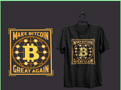 Make Bitcoin T-shirt design