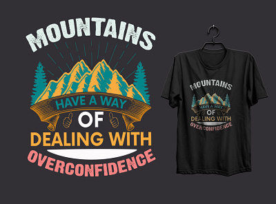 Mountains T-shirt Design mountain t shirt design