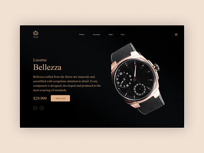 Watch Bellezza  Conceptual Web Design