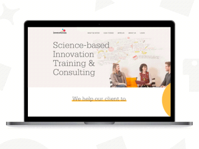 Landing Page for Innovation Consultancy