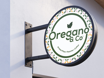 Oregano & Co - Bakery/Cafe Logo Design brand branding design graphic design landing page logo logo design ui vector visual identity