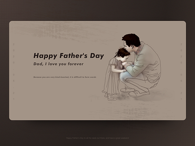 father s day design illustration inteaction typography ui ux vector web