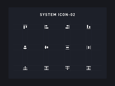 SYSTEM ICON-02 app design icon illustration logo ui ux