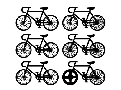 Bike icons bikes design icons illustration logos
