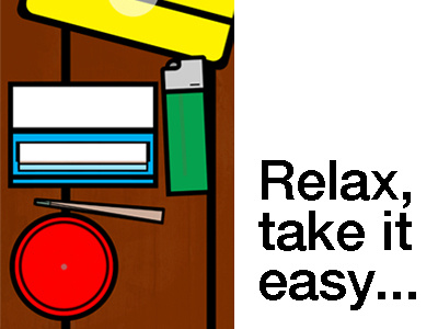 Relax Take It Easy digital illustration design graphic design illustration