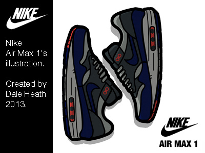 Air Max 1 air max 1 airmax design digital illustration graphic design illustration nike trainers