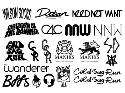 Logos Designs Text etc. design graphic design identity illustration logos text type