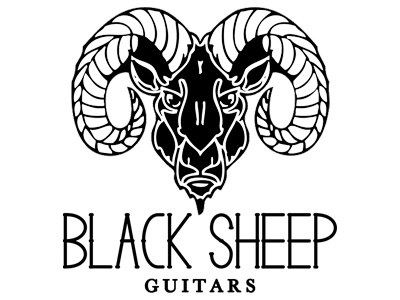 Black Sheep design illustration logo