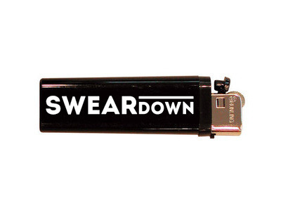 Swear Down branding design logo mock