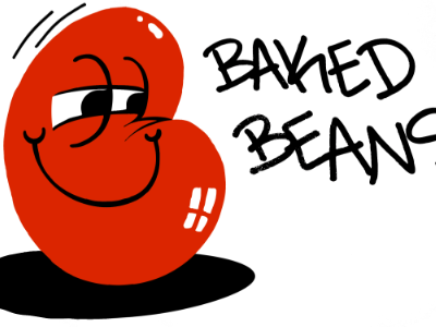 Baked Beans baked beans bean character design illustration spare time creation