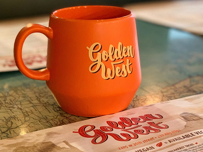 Golden West brand refresh branding hand lettering lettering logodesign resturant resturent logo script