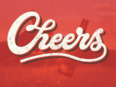 Cheers Lettering beer cheers hand lettering lettering script