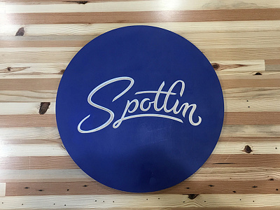 Me Spotfin lettering