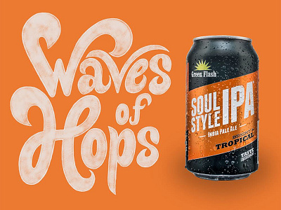 Greenflash Soul Style IPA - Brew Letters beer lettering
