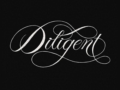 Diligent eckergoes261 lettering