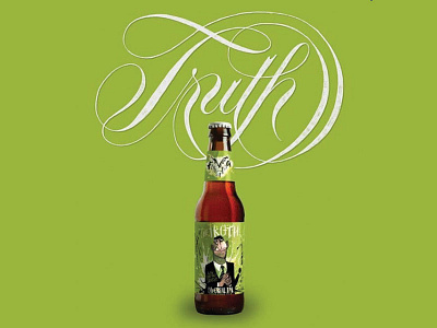 Truth craft beer eckergoes261 lettering