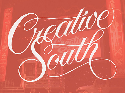 Creative South Travel Day Art creative south lettering