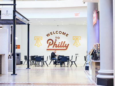 Welcome to Philly Mural lettering lettering mural mural