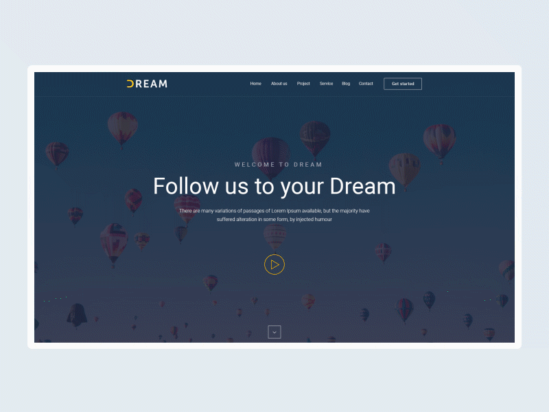 Company Dream app clean company dekstop design dream job typography ui ux vietnam web web deisgn work