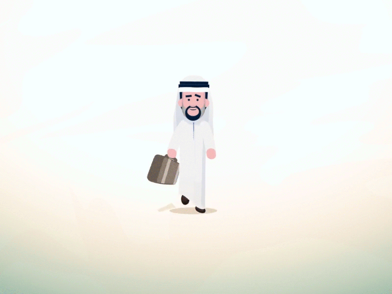 Character Sick animation arab character doctor explainer flue gif health medical morphing motion motion graphic