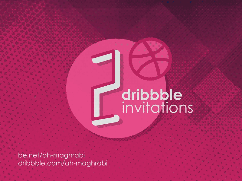 Invitations animation artists draft dribbble free invite gif gift invitation player shot