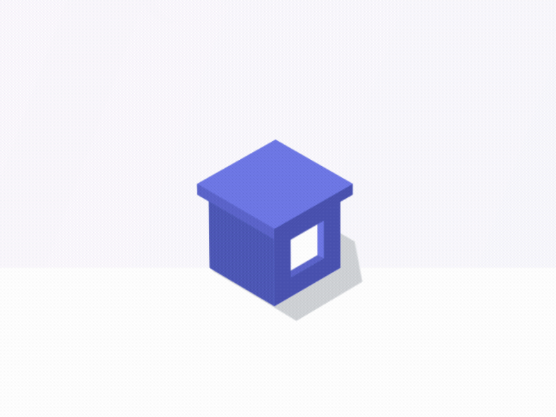 Isometric Projection animation buildings business gif home illusion isometric motion