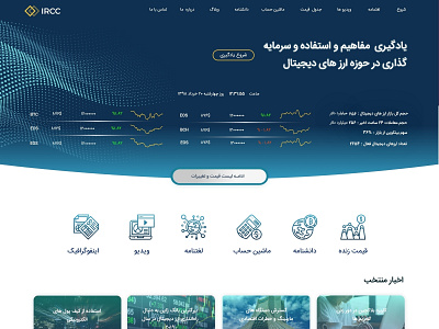 IRCC - Iranian CryptoCurrency website chart crypto cryptocurrency iran