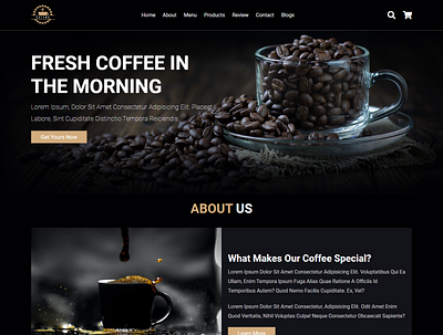 Fully Responsive Coffee Shop Website beautiful web designs bootstrap frontend designs frontend developer frontend web developer frontend web developer responsive web designs responsive websites web designs websites