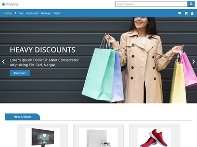 Fully Responsive E-Commerce Site