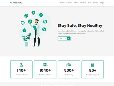 Fully Responsive Hospital Website