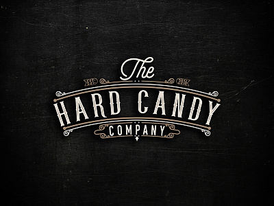 Vintage logo for The Hard Candy Company