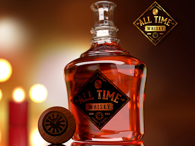 Label for "All Time Whisky"