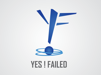 Yes I Failed creative design idea graphic design logo design