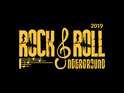 Rock & Roll Logo concept conceptual design. creative event graphic design illustration infographic logo logo design nyc typography visual visualization web design