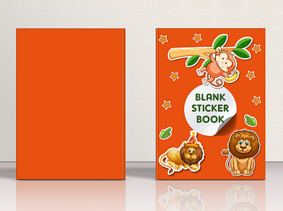 Blank Sticker Book for kid's branding design graphic design illustration vector