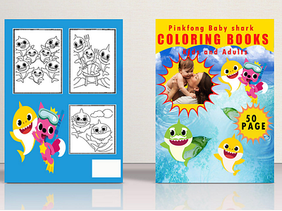 Pink fong coloring book for kid's branding design graphic design illustration ui vector