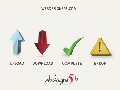 File Sharing/Downloading icons.