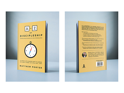 A-Z Of Discipleship book colour cover design editorial graphic design illustration print simple text type yellow