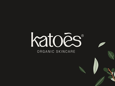 katoès - organic skincare - logo brand branding graphic design identity illustration logo logo design logotype organic skincare