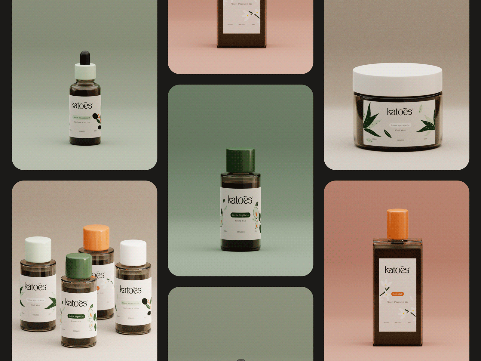 katoès — packaging 3d render 3d 3d modeling blender branding design packaging product render skincare