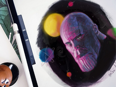 Everything. app apple avengers drawing first infinity ipad painting pencil procreate thanos wars