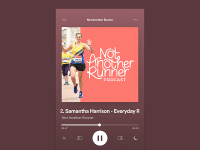 Not Another Runner #4 branding design freelance design hand lettering handlettering logo podcast podcast art typography vector