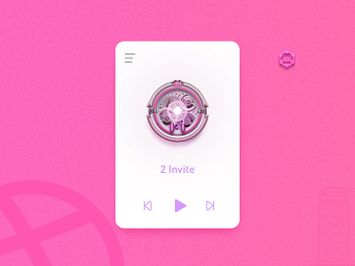 2 Invites app design icon ui