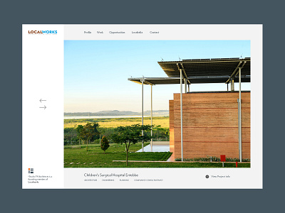 Localworks website redesign design re design ui web design