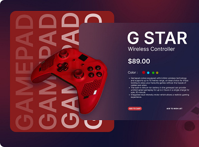 GAMPAD graphic design