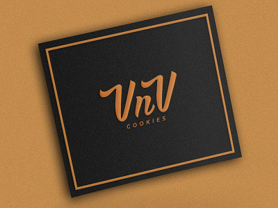 VnV Cookies brand identity branding cookies handlettering handwriting icon identity logo logo branding mark modern pastry rebranding simple