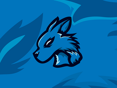 Blue Wolf Logo for Sale csgo dota 2 e sport esport gaming logo logo monogram wolf wolf esports logo wolf gaming wolf illustration wolf logo wolfs