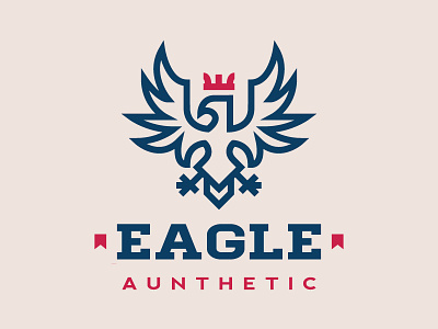 Aunthetic Heraldic Eagle